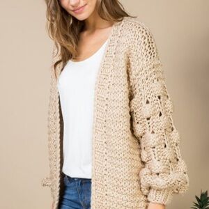 NWT Hayden LA Open Weave Long Cardigan